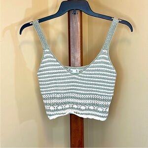 Hollister Green Knit Top Medium